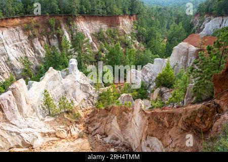 Providence Canyon State Park in Lumpkin, Georgia. (USA) Stockfoto