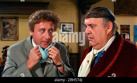 GENE WILDER und ZERO MOSTEL in DEN HERSTELLERN (1968) unter der Regie von MEL BROOKS. Kredit: BOTSCHAFTSFOTOS/Album Stockfoto