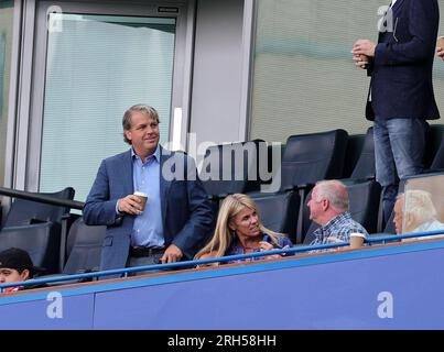 London, Großbritannien. 13. Aug. 2023. Todd Boehly während des Premier League-Spiels auf der Stamford Bridge, London. Das Bild sollte lauten: David Klein/Sportimage Credit: Sportimage Ltd/Alamy Live News Stockfoto