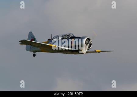 North American, Harvard, G-BGPB, 1747, Duxford. Stockfoto