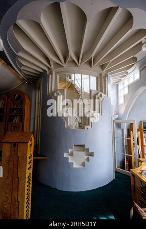 Das Cosmic House, Holland Park, London. Postmodernes Haus im Besitz von Charles Jencks Stockfoto