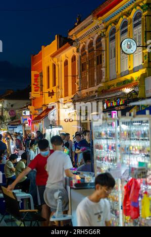 Der Jonker Walk Nachtmarkt, Malakka, Malaysia Stockfoto