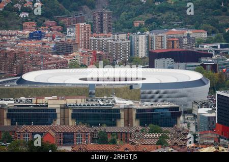 San Mames Fußballstadion. Athletic Club de Bilbao. Bilbao, Baskenland, Spanien. Stockfoto