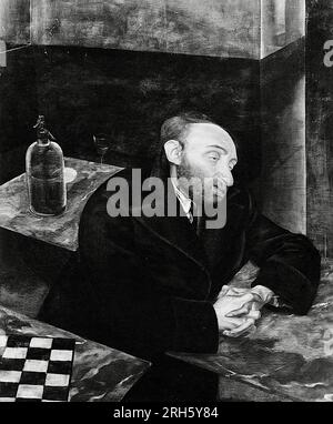 Alexandre Jacovleff - im Café de la Rotonde, Paris 1921 Stockfoto