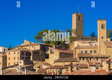 SOS del Rey Catolico: Malerisches Stadtbild in der Region Aragon, Spanien Stockfoto
