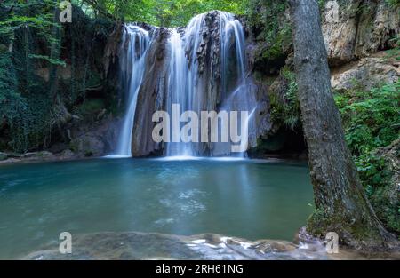 Blederija Wasserfall-Nationalpark Djerdap in der Nähe des Dorfes Reka im Osten Serbiens Stockfoto