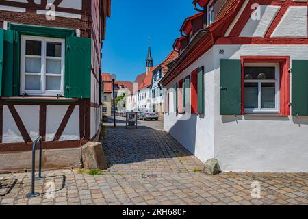 FORCHHEIM, DEUTSCHLAND - CA. AUGUST 2021: Das Stadtbild von Forchheim, Bayern, Deutschland Stockfoto