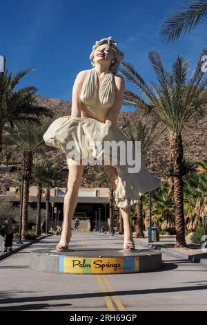 Monroe, eine 26 m (7,9 m) hohe Giant Marilyn Monroe Statue (die „Forever Marilyn“), war eine der berühmtesten Schauspielerinnen und Models des 20. Jahrhunderts, Stockfoto