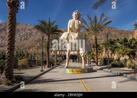 Monroe, eine 26 m (7,9 m) hohe Giant Marilyn Monroe Statue (die „Forever Marilyn“), war eine der berühmtesten Schauspielerinnen und Models des 20. Jahrhunderts, Stockfoto