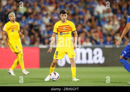 Pedri (Barcelona), 13. AUGUST 2023 - Fußball / Fußball : spanisches Spiel "LaLiga EA Sports" zwischen Getafe CF 0-0 FC Barcelona im Coliseum Alfonso Perez in Getafe, Spanien. (Foto: Mutsu Kawamori/AFLO) Stockfoto