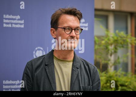 Edinburgh Scotland, Vereinigtes Königreich, 14. August 2023. David Farrier beim Edinburgh International Book Festival. Live-Nachrichten von sst/alamy Stockfoto