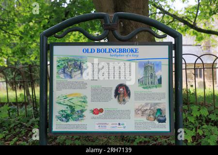 Der Alte Bolingbroke, Lincolnshire Stockfoto