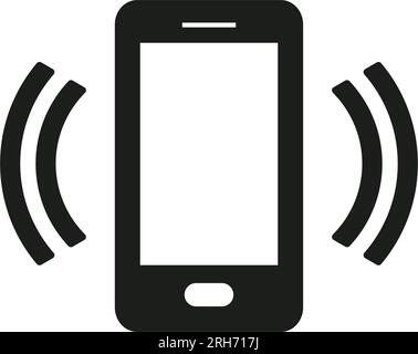 Einfaches Symbol für Mobilanruf Stock Vektor