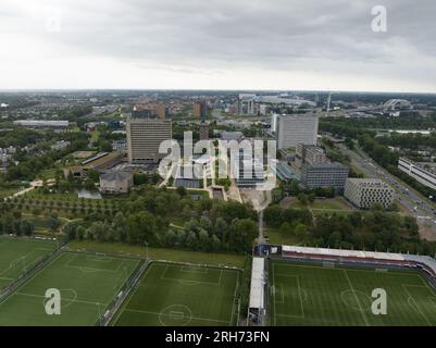 Rotterdam, 22. Juli 2023, Niederlande. Die Erasmus-Universität Rotterdam ist eine Universität in Rotterdam. Stockfoto