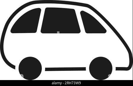 Symbol für Minivan-Linie Stock Vektor