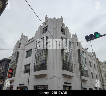 Art Deco Macdonalds in Jirón de la Unión, Lima, Peru Stockfoto