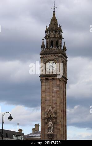 Albert Memorial Clock in Belfast Stockfoto