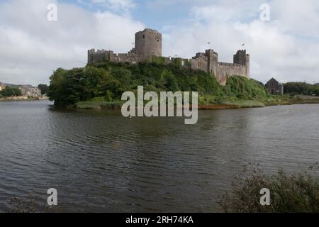 Pembroke Castle, Wales, Vereinigtes Königreich Stockfoto