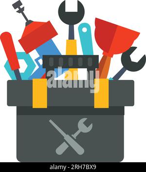 Vektorsymbol für Klempnerwerkzeugsatz Stock Vektor
