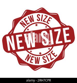 Neuer Grunge-Gummistempel auf weißem Hintergrund, Vektordarstellung Stock Vektor