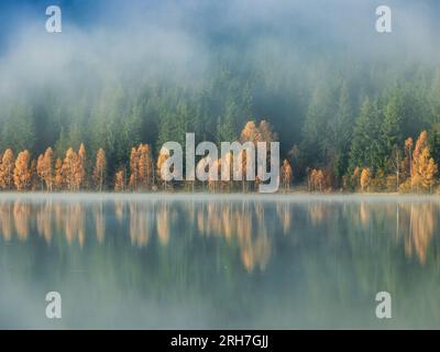 St. Anne See - Szent Anna-tó - Lacul Sphana Ana Stockfoto