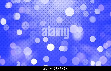 Blauer Bokeh-Hintergrund, farbenfrohe Unschärfe-Effekte im Hintergrund, am besten geeignet für Werbung, Poster, Banner, Verkauf, Feiern und verschiedene Stockfoto