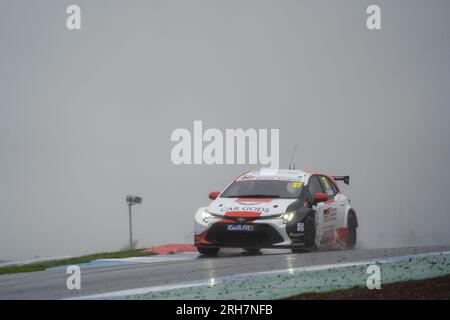 BTCC FP1 während der British Touring Car Championship auf der Knockhill Racing Circuit, Dunfermline, Schottland, am 12. August 2023. Foto: Chris Williams. Nur redaktionelle Verwendung, Lizenz für kommerzielle Verwendung erforderlich. Keine Verwendung bei Wetten, Spielen oder Veröffentlichungen von Clubs/Ligen/Spielern. Stockfoto