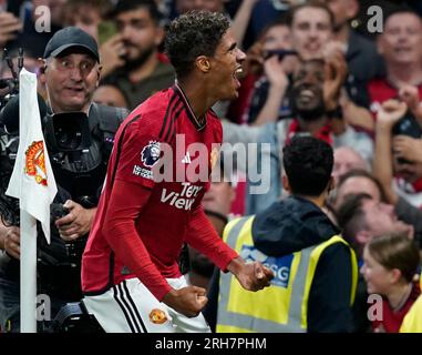 MANCHESTER, GROSSBRITANNIEN. 14. Aug. 2023. Während des Premier League-Spiels in Old Trafford, Manchester. Das Bild sollte lauten: Andrew Yates/Sportimage Credit: Sportimage Ltd/Alamy Live News Stockfoto