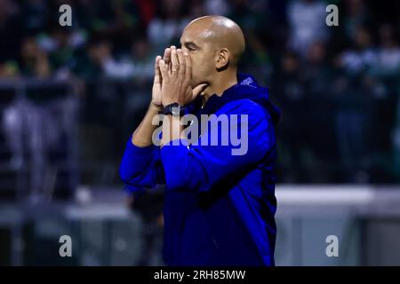 Sao Paulo, Brasilien. 14. Aug. 2023. SP - SAO PAULO - 08/14/2023 - BRAZILEIRO A 2023, PALMEIRAS X CRUZEIRO - Trainer von Cruzeiro während eines Spiels gegen Palmeiras im Arena Allianz Parque Stadion für die brasilianische Meisterschaft A 2023. Foto: Marcello Zambrana/AGIF/Sipa USA Kredit: SIPA USA/Alamy Live News Stockfoto