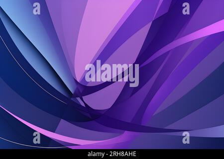 Vektorkunst - Abstrakt der hellvioletten und orangefarbenen Farbtöne. Stock Vektor