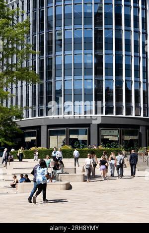 One Chamberlain Square Building, Birmingham, West Midlands, England, Großbritannien Stockfoto