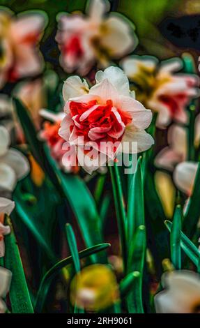 Skagit Valley Tulip Festival, Mount Vernon, Washington, Usa. Stockfoto