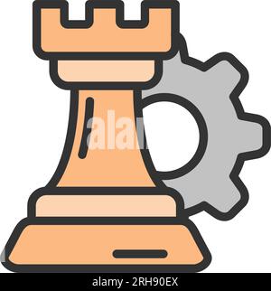 Symbol "Strategie". Stock Vektor
