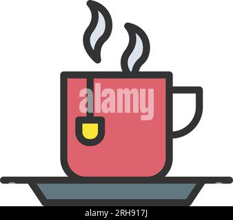 Bild Des Teetasse-Symbols. Stock Vektor