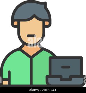 Bild Des Benutzersymbols. Stock Vektor