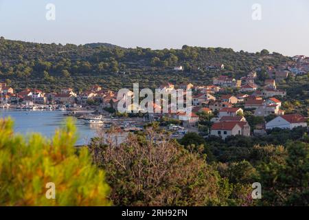 Insel Kaprije, Adria in Kroatien Stockfoto