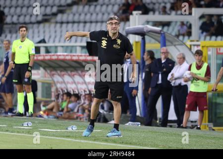 Turin, Italien. 14. Aug. 2023. Ivan Juric (Coach Turin FC) während des Spiels Turin FC gegen Feralpisalo, italienischer Fußball Coppa Italia in Turin, Italien, August 14 2023 Gutschrift: Independent Photo Agency/Alamy Live News Stockfoto