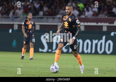 Turin, Italien. 14. Aug. 2023. Antonio Sanabria (Turin FC) während des Spiels Turin FC gegen Feralpisalo, italienischer Fußball Coppa Italia in Turin, Italien, August 14 2023 Gutschrift: Independent Photo Agency/Alamy Live News Stockfoto