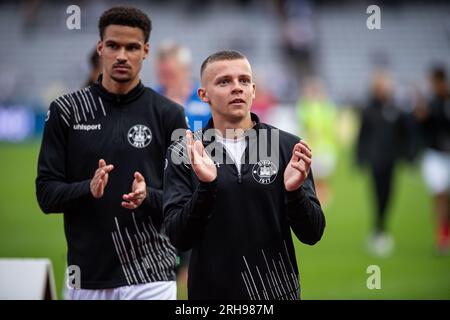 Aarhus, Dänemark. 13., 2023. August. Anders Dahl von Silkeborg, nach dem 3F. Superliga-Spiel zwischen Aarhus GF und Silkeborg im Ceres Park in Aarhus gesehen. (Foto: Gonzales Photo - Morten Kjaer). Stockfoto