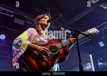 14. August 2023, Vereinigtes Königreich: 14. August 2023 Vereinigtes Königreich Liverpool : Klara Soderberg vom erste-Hilfe-Kit Live an der Liverpool Academy UK (Kreditbild: © Andy von Pip/ZUMA Press Wire) NUR REDAKTIONELLE VERWENDUNG! Nicht für den kommerziellen GEBRAUCH! Stockfoto