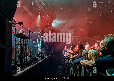14. August 2023, Vereinigtes Königreich: 14. August 2023 UK Liverpool : The Last Dinner Party Opening for First Aid Kit Live at Liverpool Academy UK (Kreditbild: © Andy von Pip/ZUMA Press Wire) REDAKTIONELLE VERWENDUNG! Nicht für den kommerziellen GEBRAUCH! Stockfoto