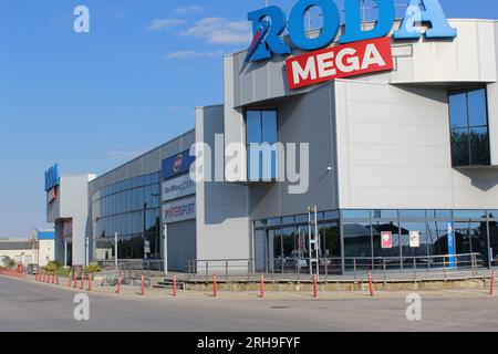 Roda Mega-Markt Stockfoto