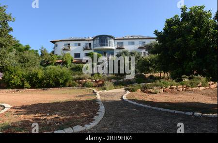Amirey Hagalil Boutique Spa Hotel in den Bergen von Galiläa in Nordisrael. Stockfoto