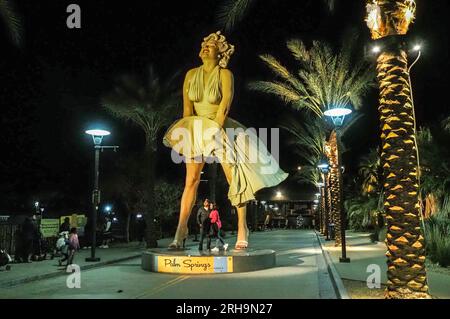 Monroe, eine 26 m (7,9 m) hohe Giant Marilyn Monroe Statue (die „Forever Marilyn“), war eine der berühmtesten Schauspielerinnen und Models des 20. Jahrhunderts, Stockfoto