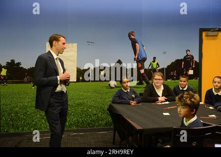 England Football unter 21-Manager Gareth Southgate in Molineux im Jahr 2014 Stockfoto