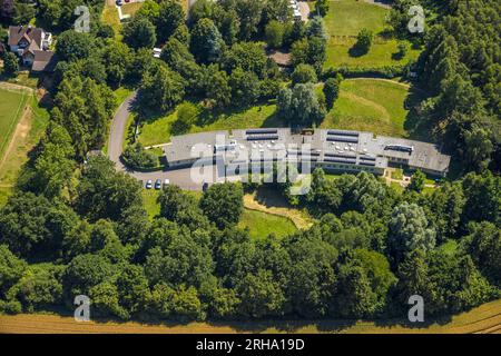 Luftaufnahme, AWO-Zentrum, Arbeiterwohlfahrt-Unterbezirk Ennepe-Ruhr, Asbeck, Gevelsberg, Ruhrgebiet, Nordrhein-Westfalen, Deutschland, DE, Europa, Antenne Stockfoto