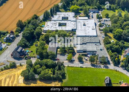 Luftaufnahme, AWO-Zentrum, Arbeiterwohlfahrt-Unterbezirk Ennepe-Ruhr, Asbeck, Gevelsberg, Ruhrgebiet, Nordrhein-Westfalen, Deutschland, DE, Europa, Antenne Stockfoto