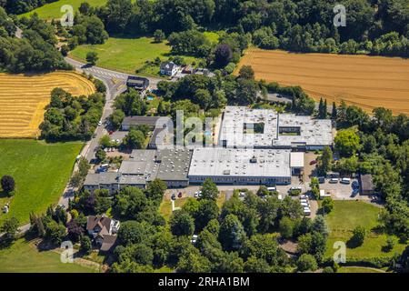 Luftaufnahme, AWO-Zentrum, Arbeiterwohlfahrt-Unterbezirk Ennepe-Ruhr, Asbeck, Gevelsberg, Ruhrgebiet, Nordrhein-Westfalen, Deutschland, DE, Europa, Antenne Stockfoto