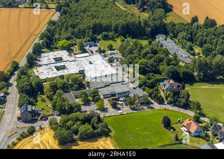 Luftaufnahme, AWO-Zentrum, Arbeiterwohlfahrt-Unterbezirk Ennepe-Ruhr, Asbeck, Gevelsberg, Ruhrgebiet, Nordrhein-Westfalen, Deutschland, DE, Europa, Antenne Stockfoto