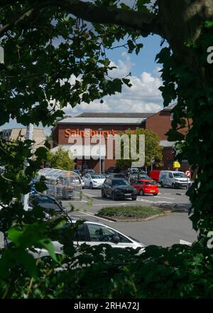 Neue Häuser werden in West-London gebaut Stockfoto